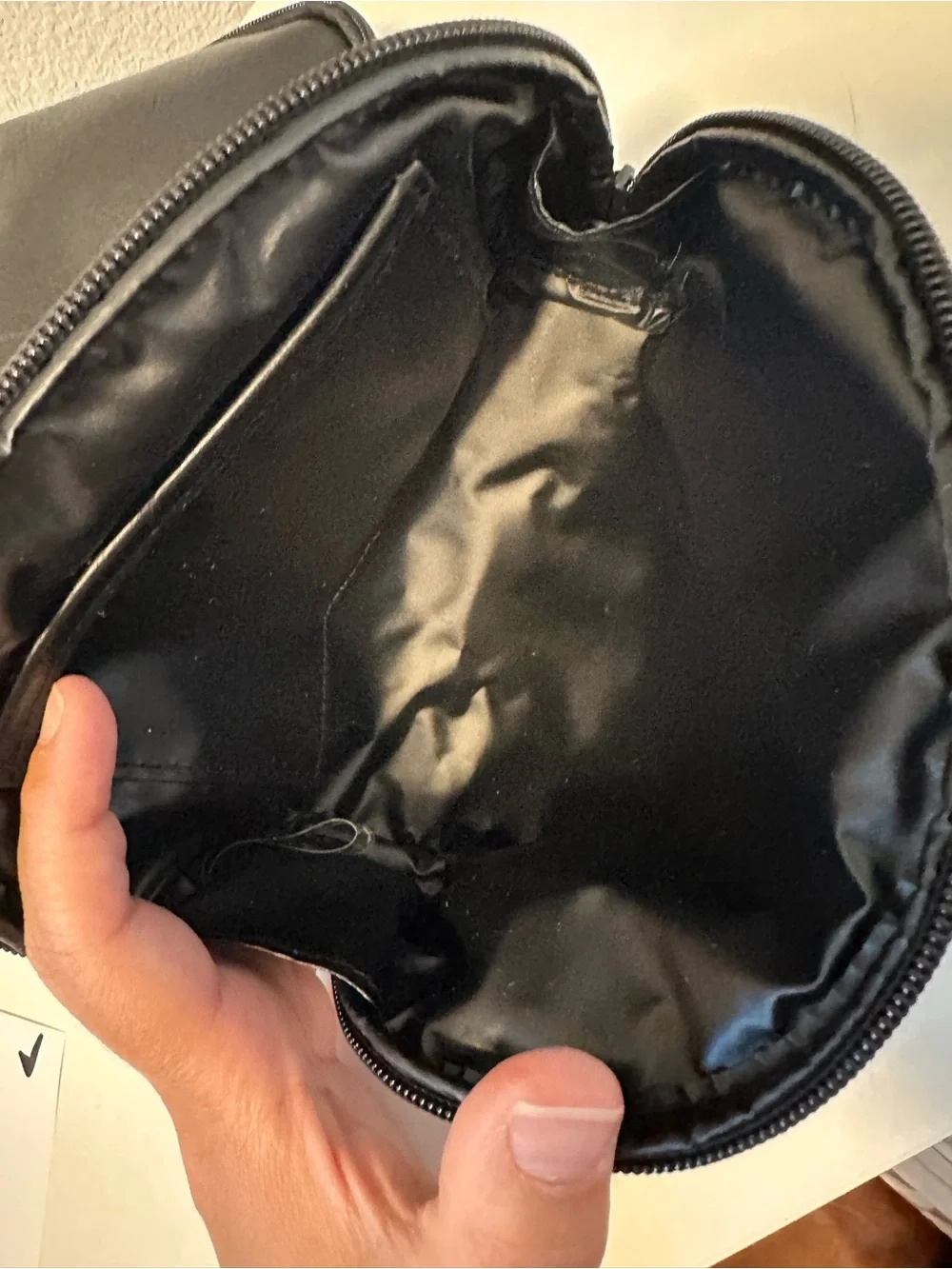 BEIS Cosmetic Pouches Set in Black